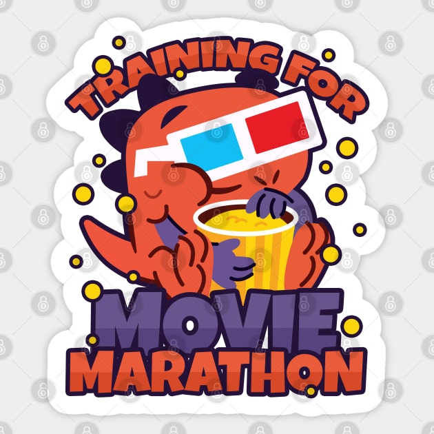 Dinosaur Training for Movie Marathon Sticker by voidea